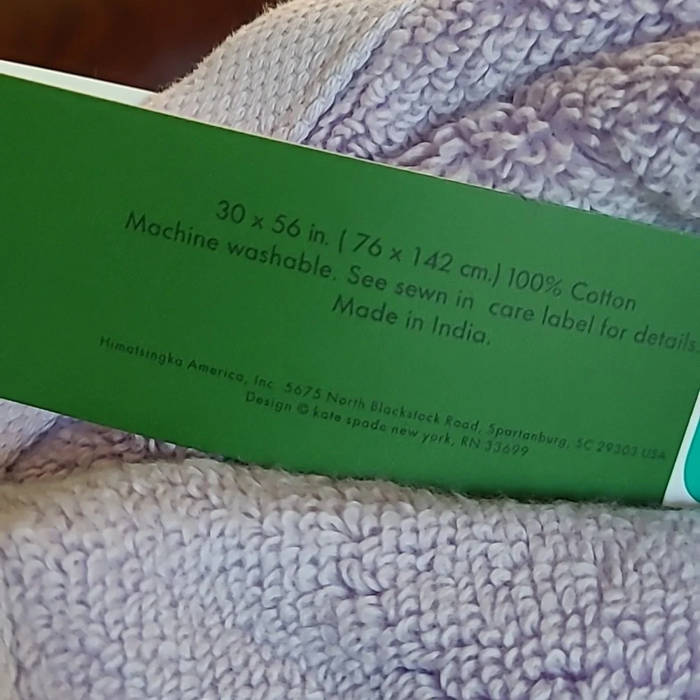 Kate Spade Bath Towel Set